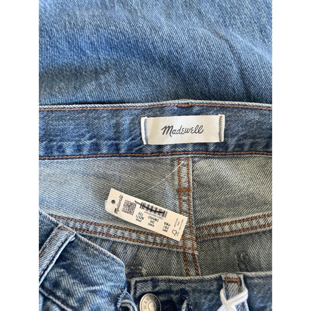 Madewell Jeans Ultimate Wide Leg Womens 29 Tall Airy Denim Blue NZ571 Pickett - Picture 9 of 15